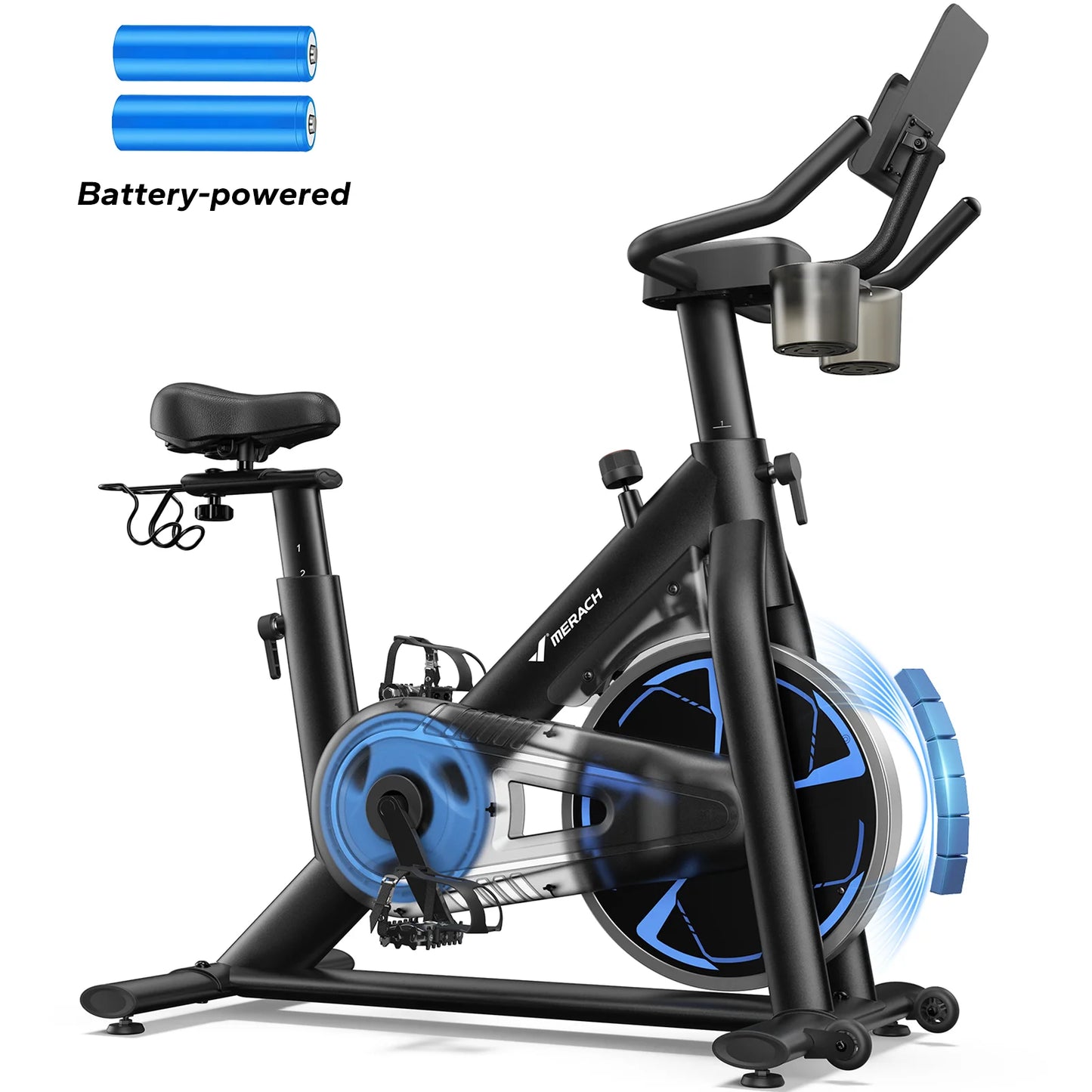 Merach Magnetic Exercise Bike With Seat And App
