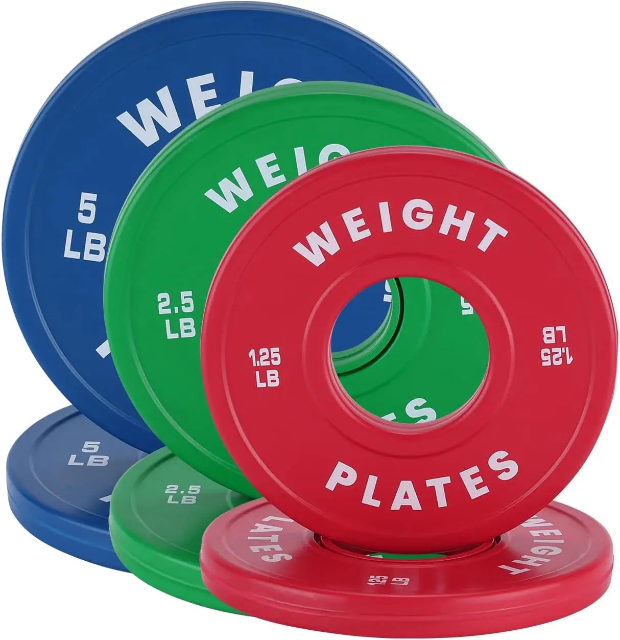 TWISTER.CK Fractional Rubber Bumper Plates For Barbell