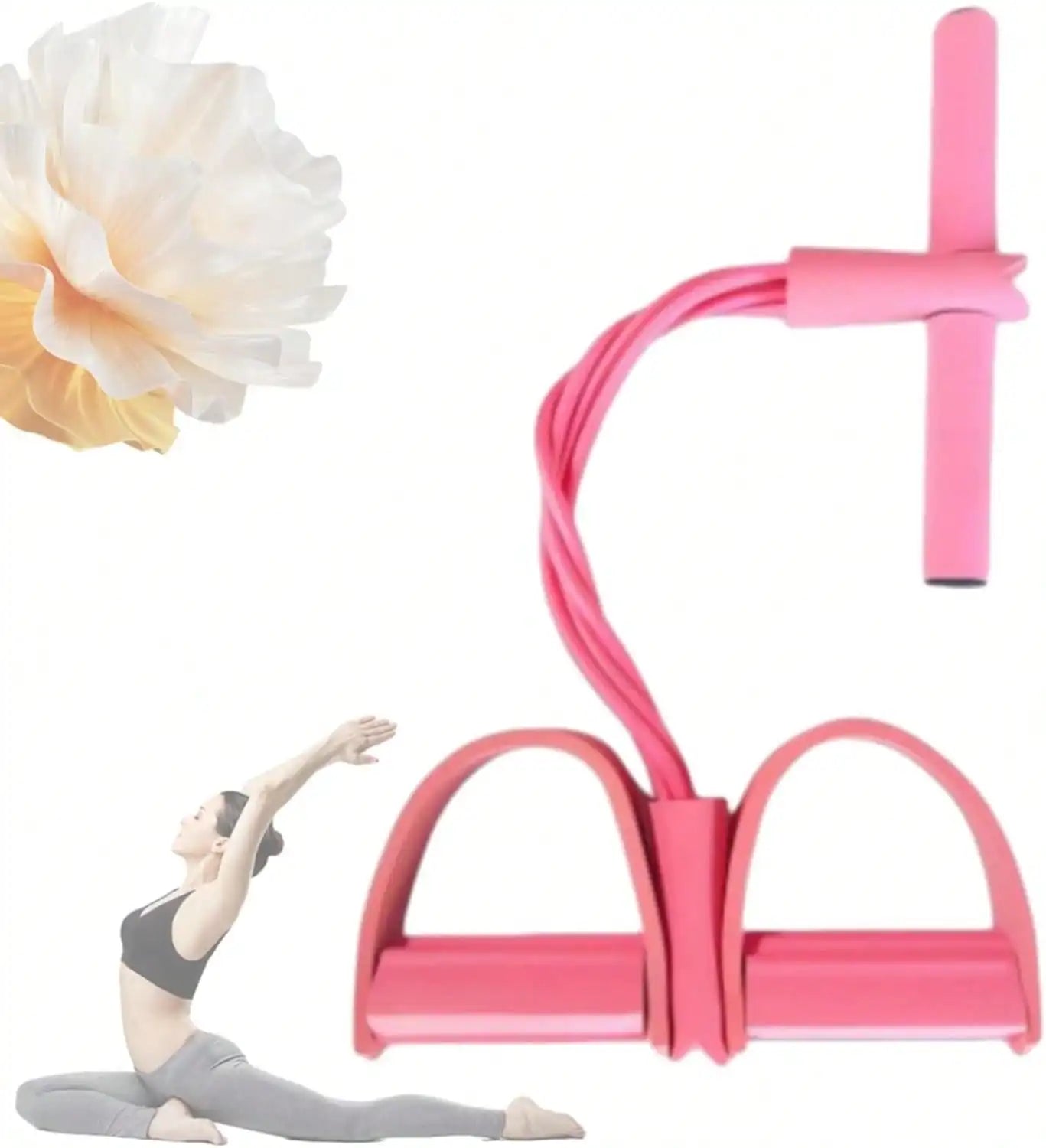 Natural Rubber Pedal Resistance Bands For Home Gym Fitness