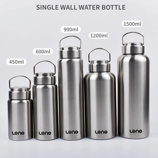 Leno Stainless Steel Sport Water Bottle Large Capacity