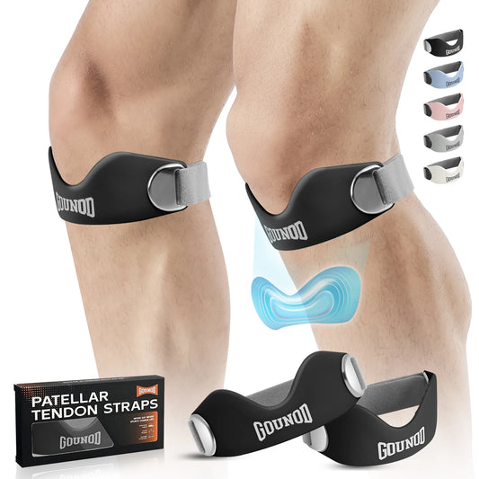 GOUNOD Silicone Patellar Tendon Support Strap For Knee Pain