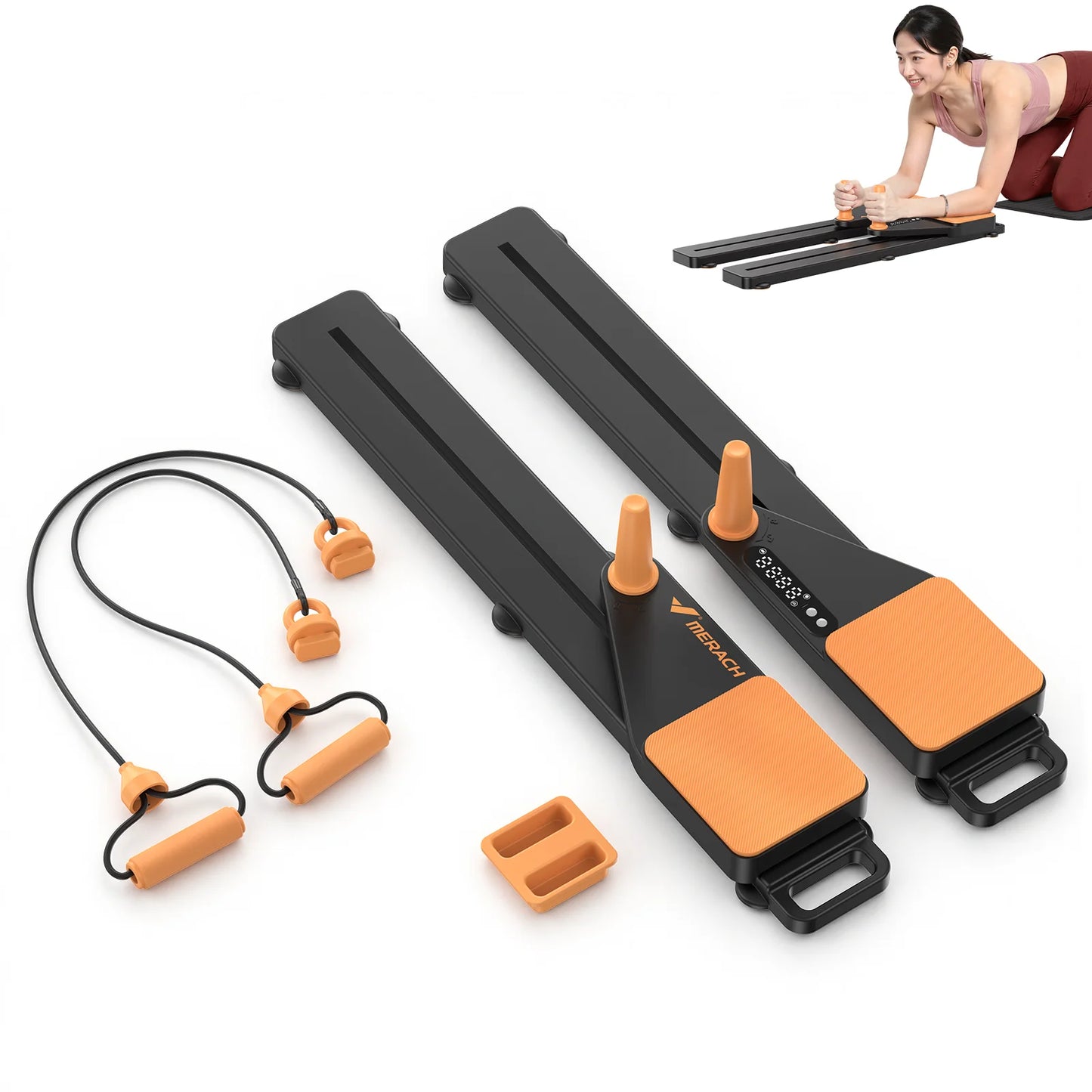 MERACH Pilates Board Abdominal Trainer With Anti Slip
