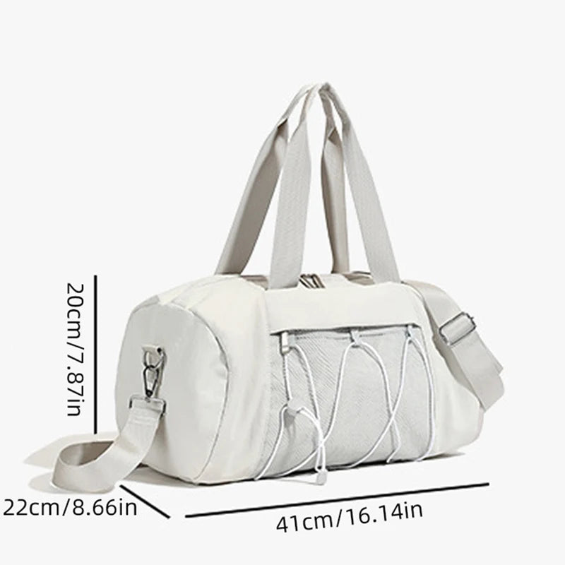 Scione Women's Fitness Handbag Gym Tote With Shoe Pocket