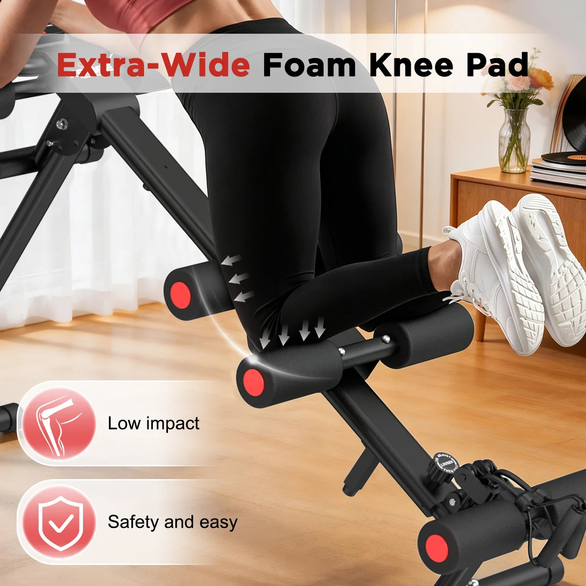 5 In 1 Adjustable Ab Trainer With Resistance Bands