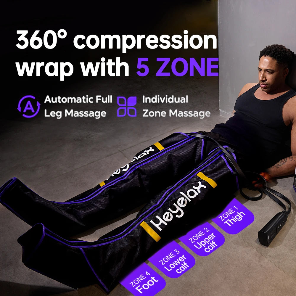 Heyelax Leg Massager for Circulation and Pain Relief