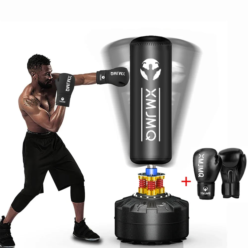 Lekaro Standing Boxing Post With Suction Cup Gloves