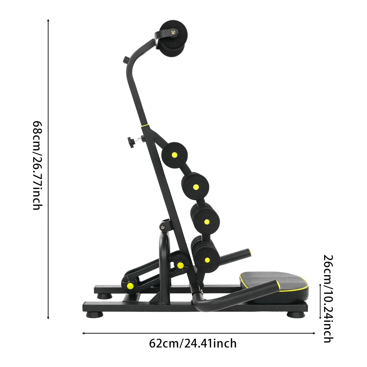 Adjustable Inversion Table For Spinal Decompression And Back Pain Relief