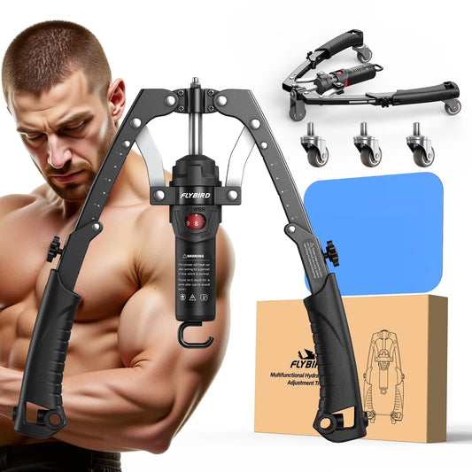 Fed Fitness Adjustable Hydraulic Arm And Ab Roller