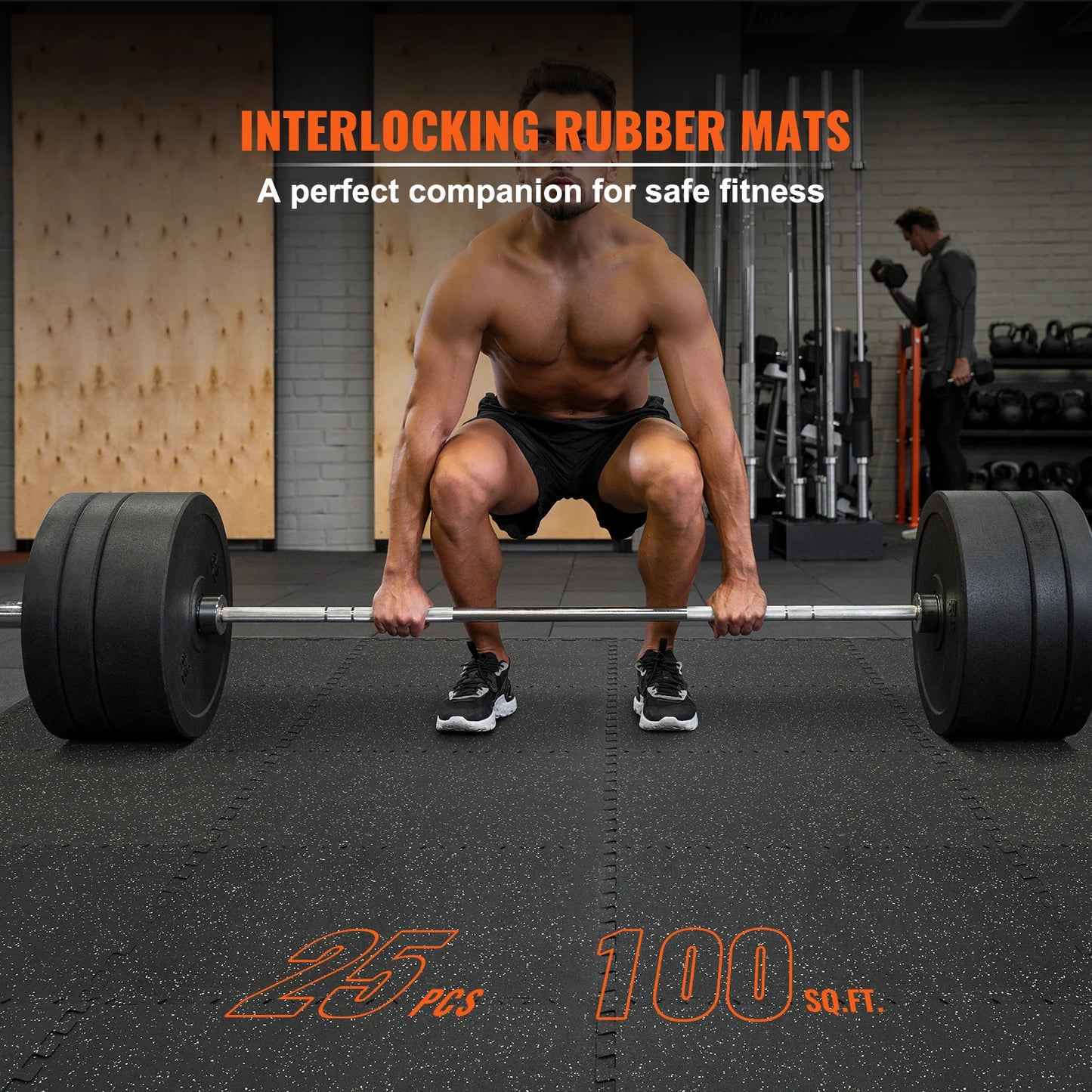 SucceBuy Interlocking Rubber EVA Foam Gym Floor Mats