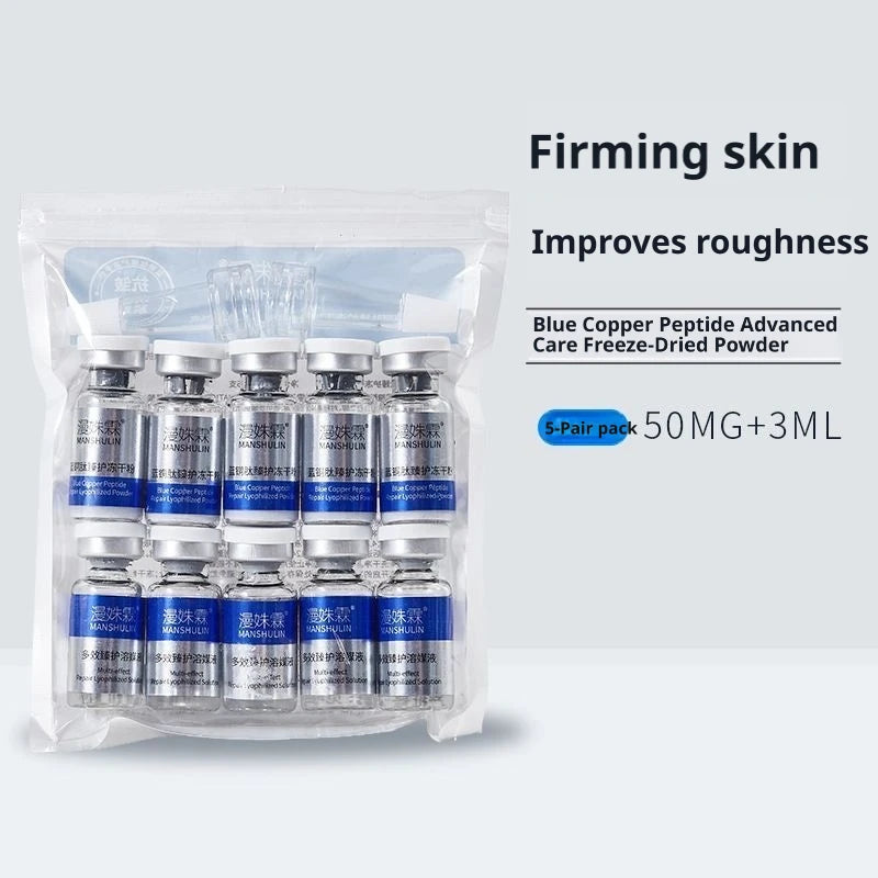 GHK Blue Copper Peptide Face Serum Improves Skin Repair