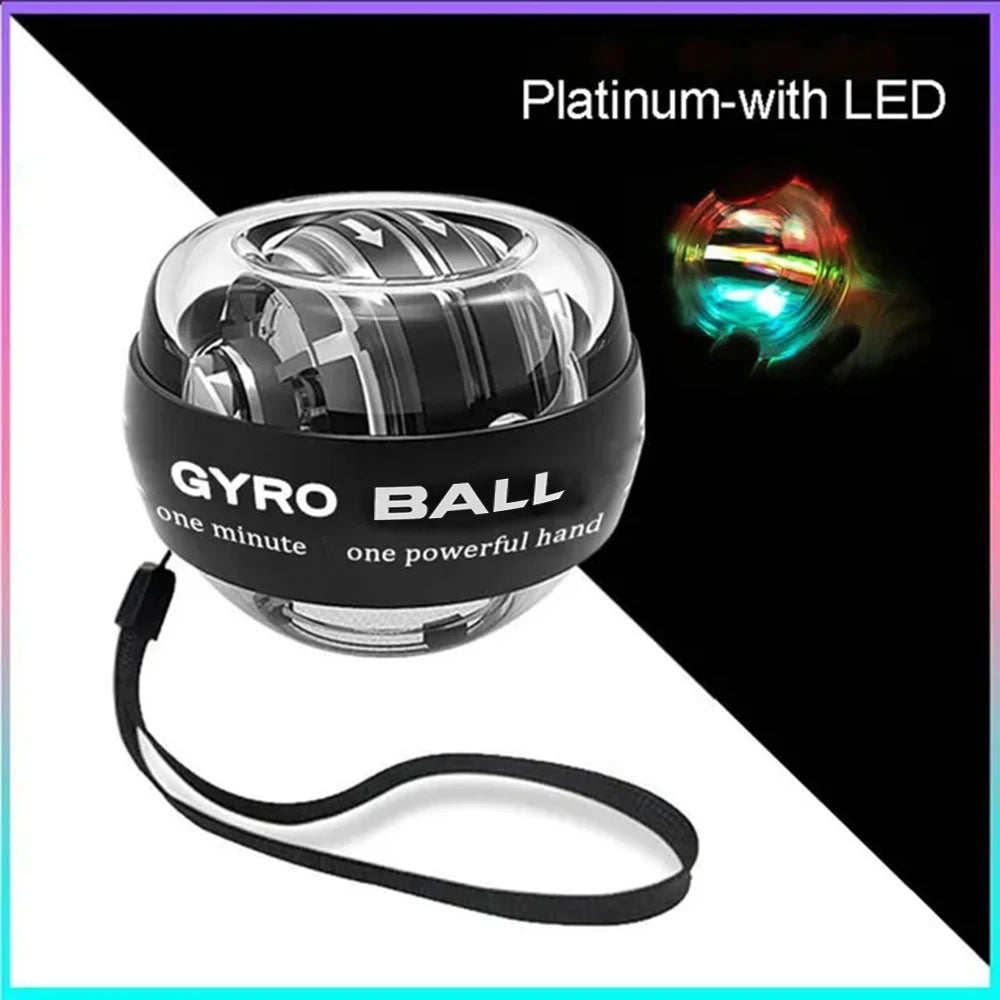 LED Wrist Gyro Ball Self Starting Muscle Strengthener
