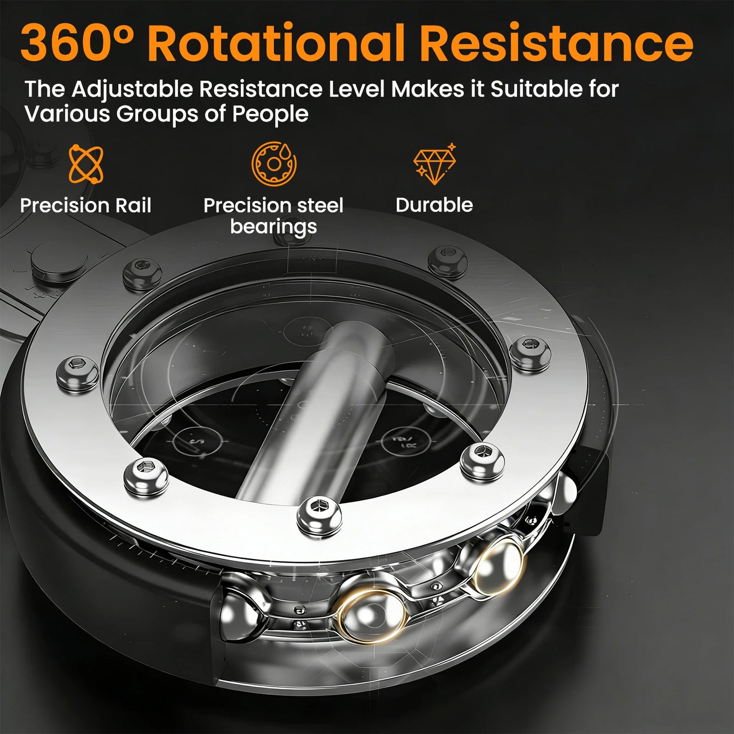 Rotator Machine Grip Strength Trainer For Forearms
