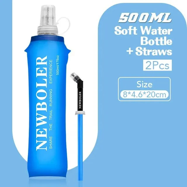 Newboler Tpu Folding Soft Water Bottle For Sports