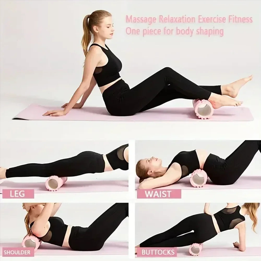 Hollow Column Foam Roller For Muscle Massage Rehab Therapy