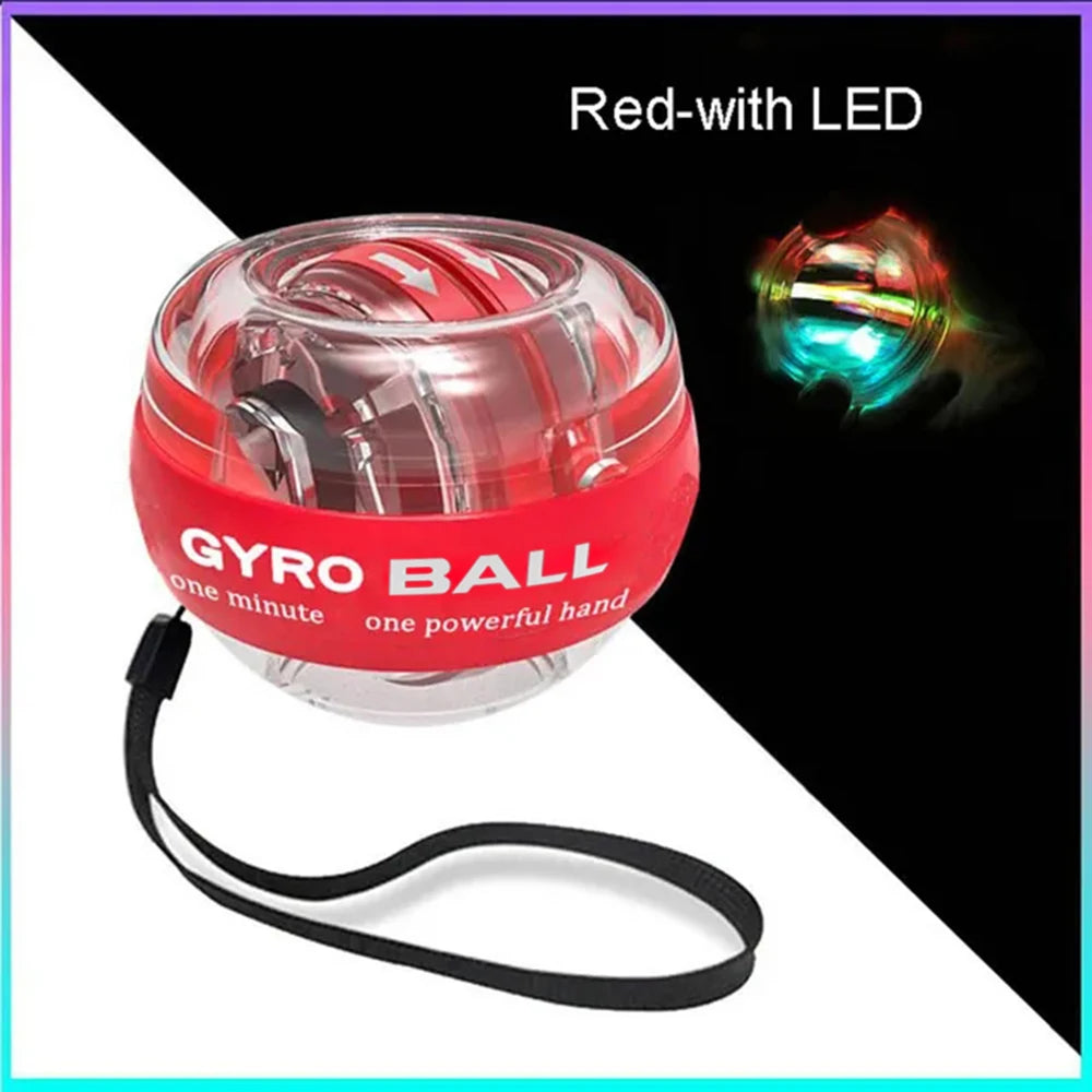 LED Wrist Gyro Ball Self Starting Muscle Strengthener