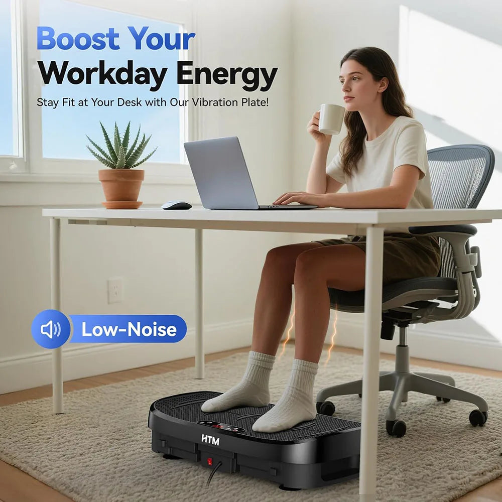 HTM Vibration Plate Fitness Machine 330 Lb Capacity