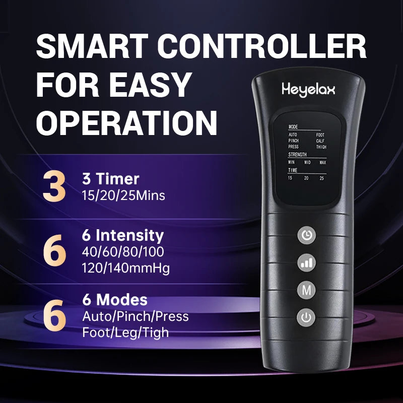 Heyelax Leg Massager for Circulation and Pain Relief