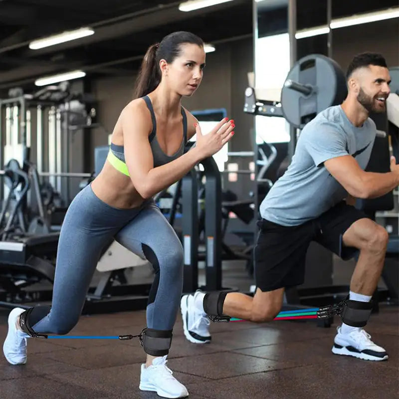 Elastic Resistance Ankle Bands Set For Leg Glute Training