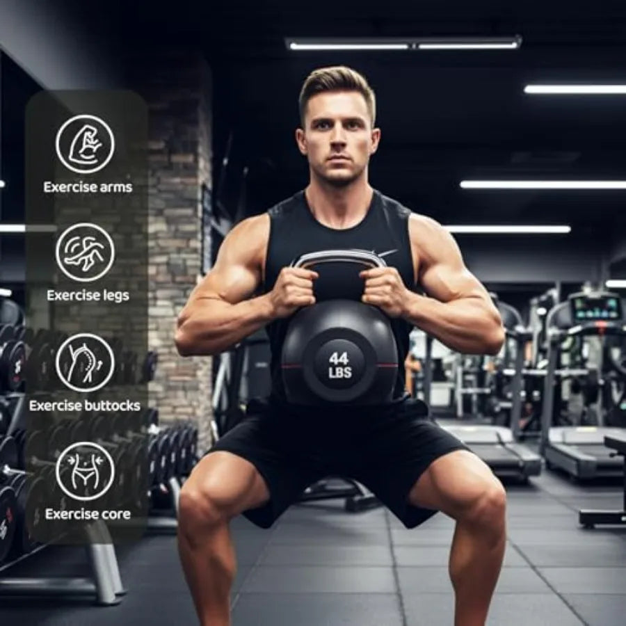 Adjustable Kettlebell Set 7-In-1 Dial Weight for Home Gym