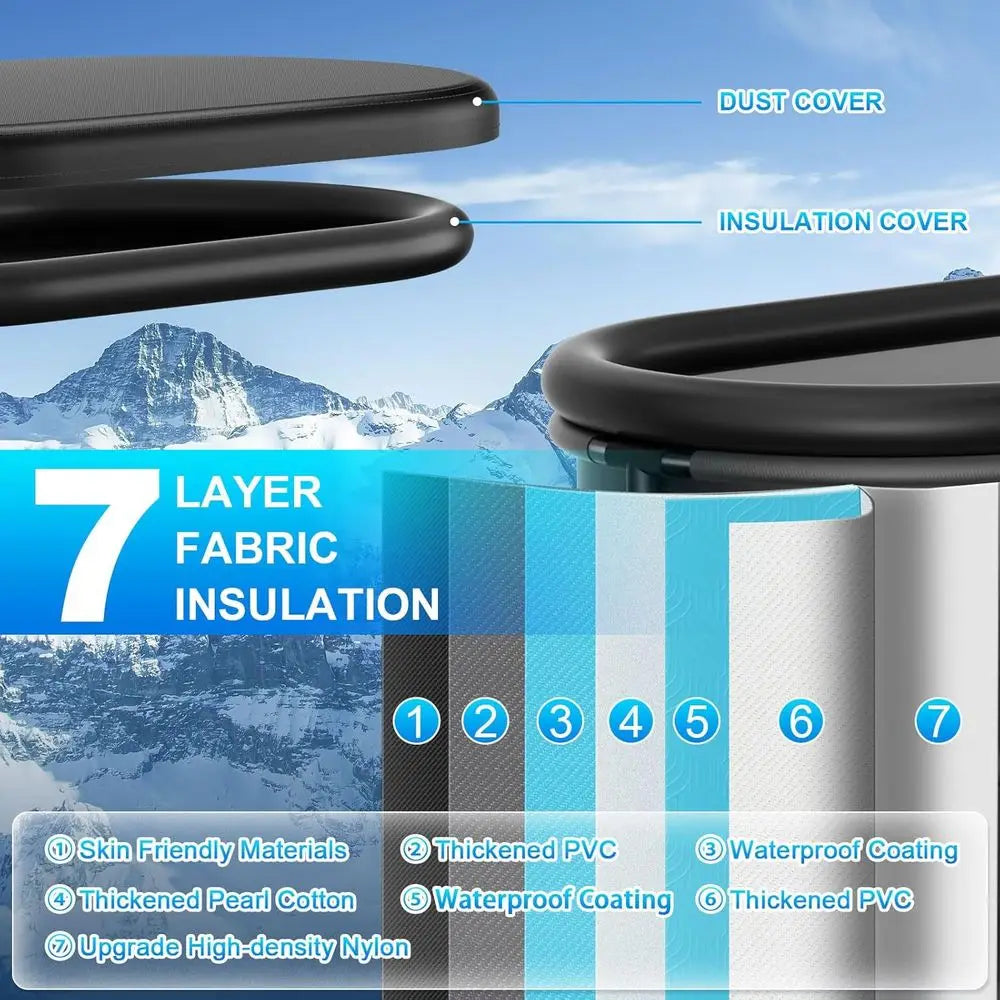 Complete Cold Plunge Tub Kit With Chiller Pump For Therapy