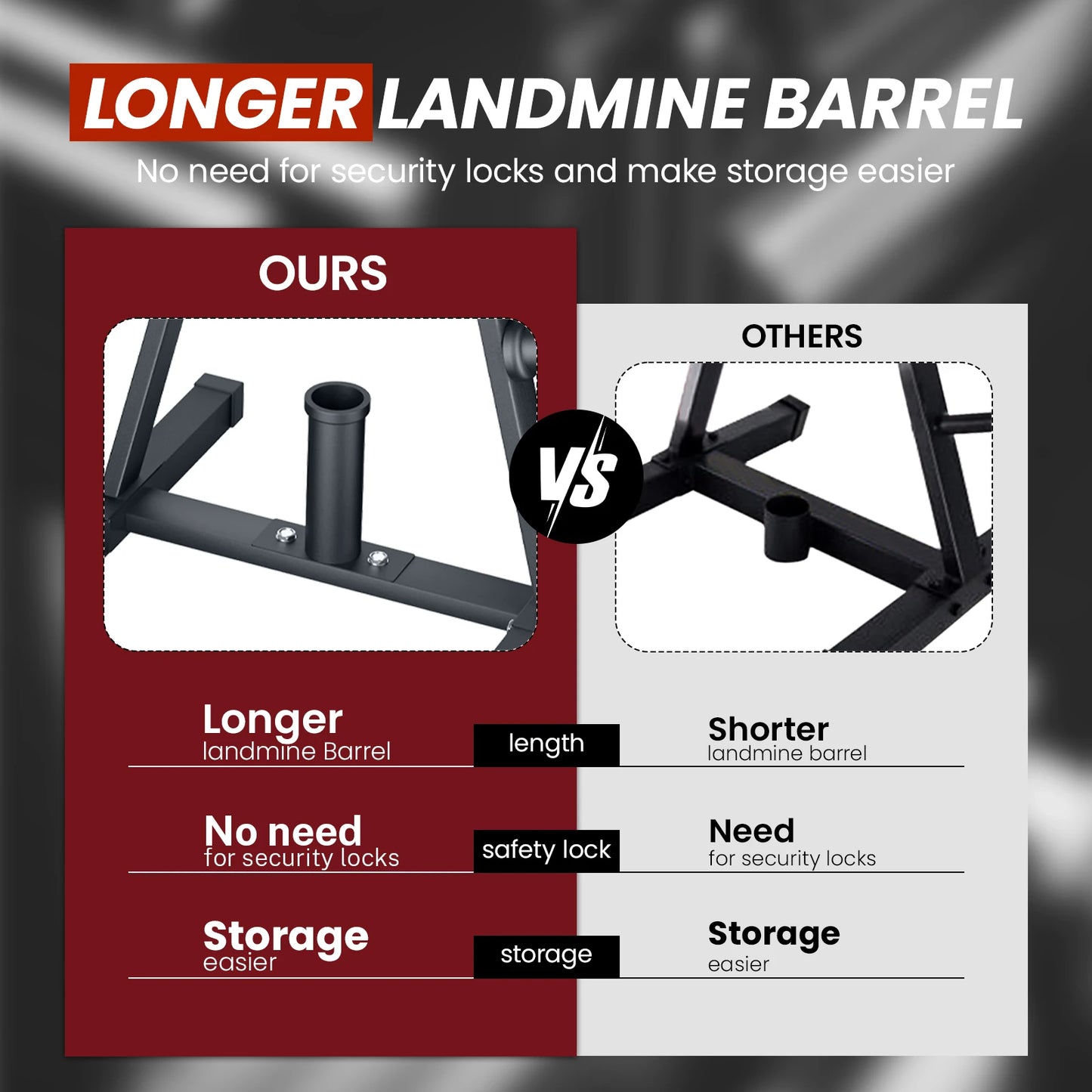 Airhot Heavy Duty Barbell Plate Storage Rack