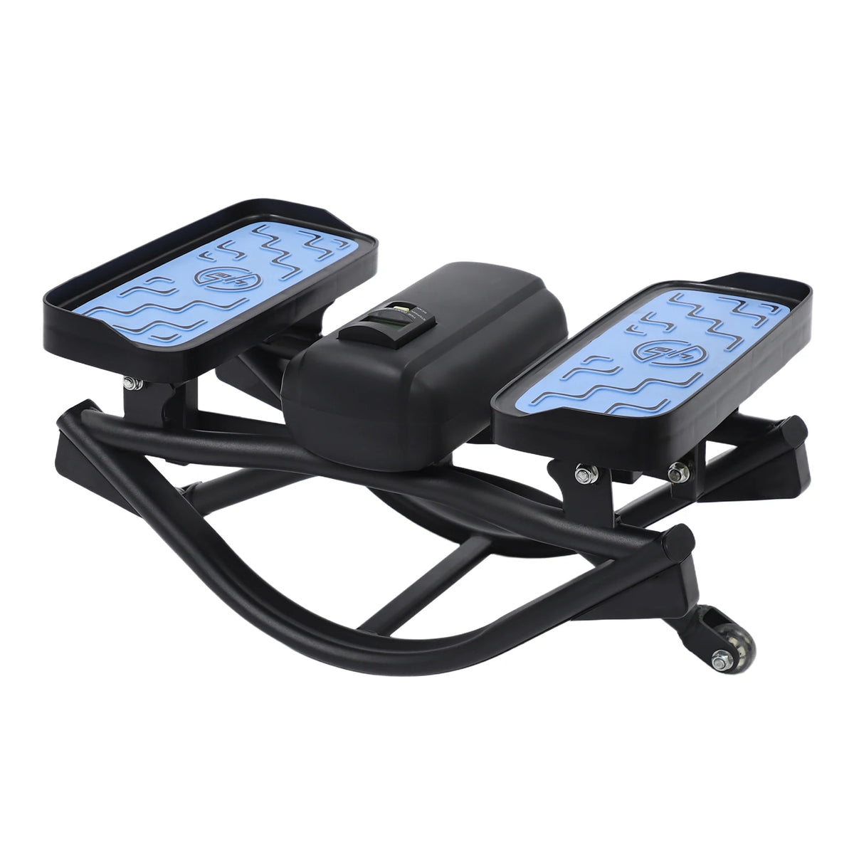 Portable Black Lateral Rocking Stepper For Home Gym