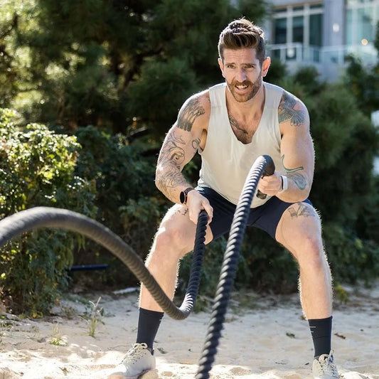 YTYIN Battle Rope Heavy Poly Dacron For Conditioning