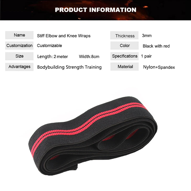 Vigor Power Gear Knee Wraps For Weightlifting