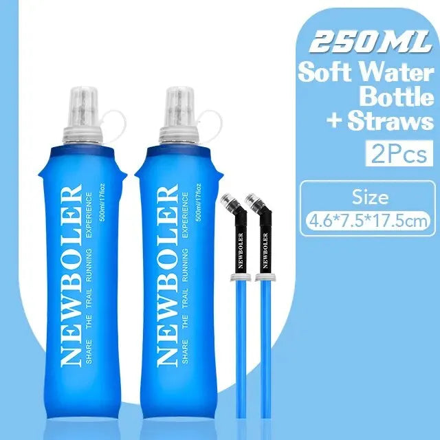 Newboler Tpu Folding Soft Water Bottle For Sports