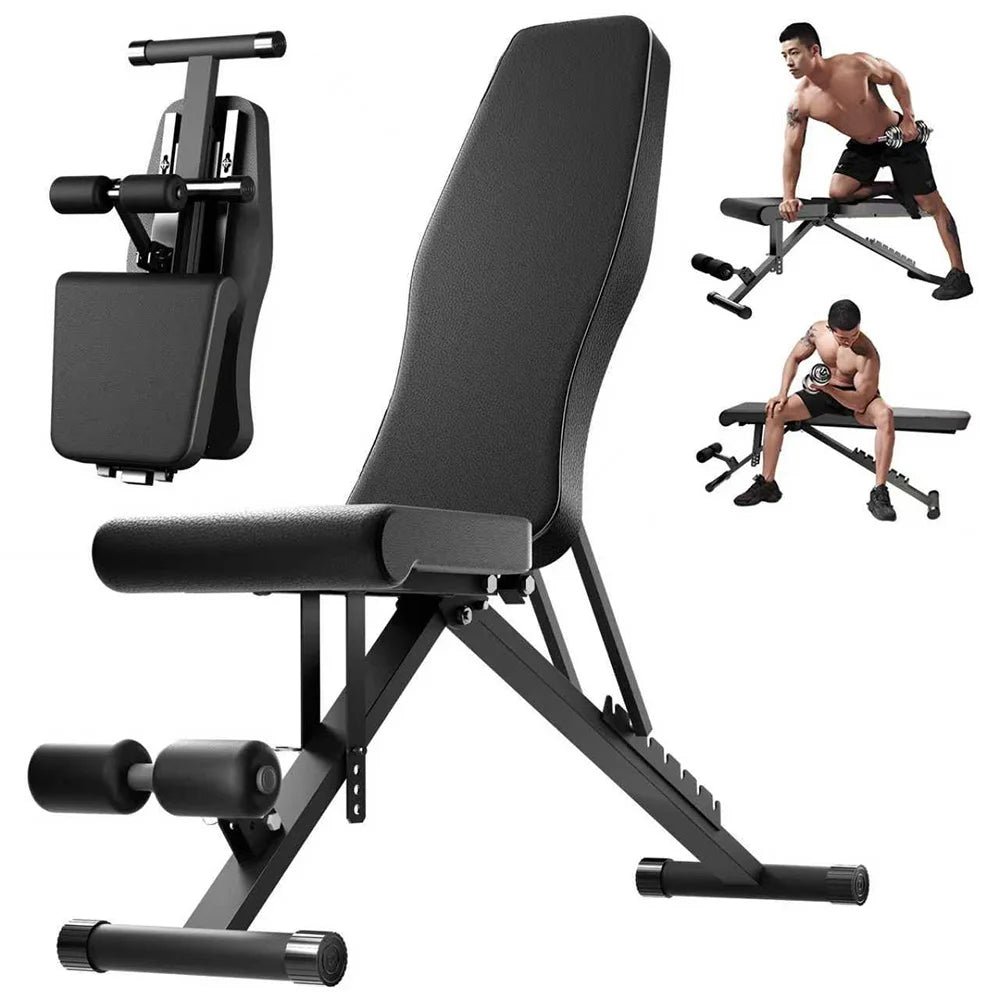 Adjustable Foldable Weight Bench For Strength Training