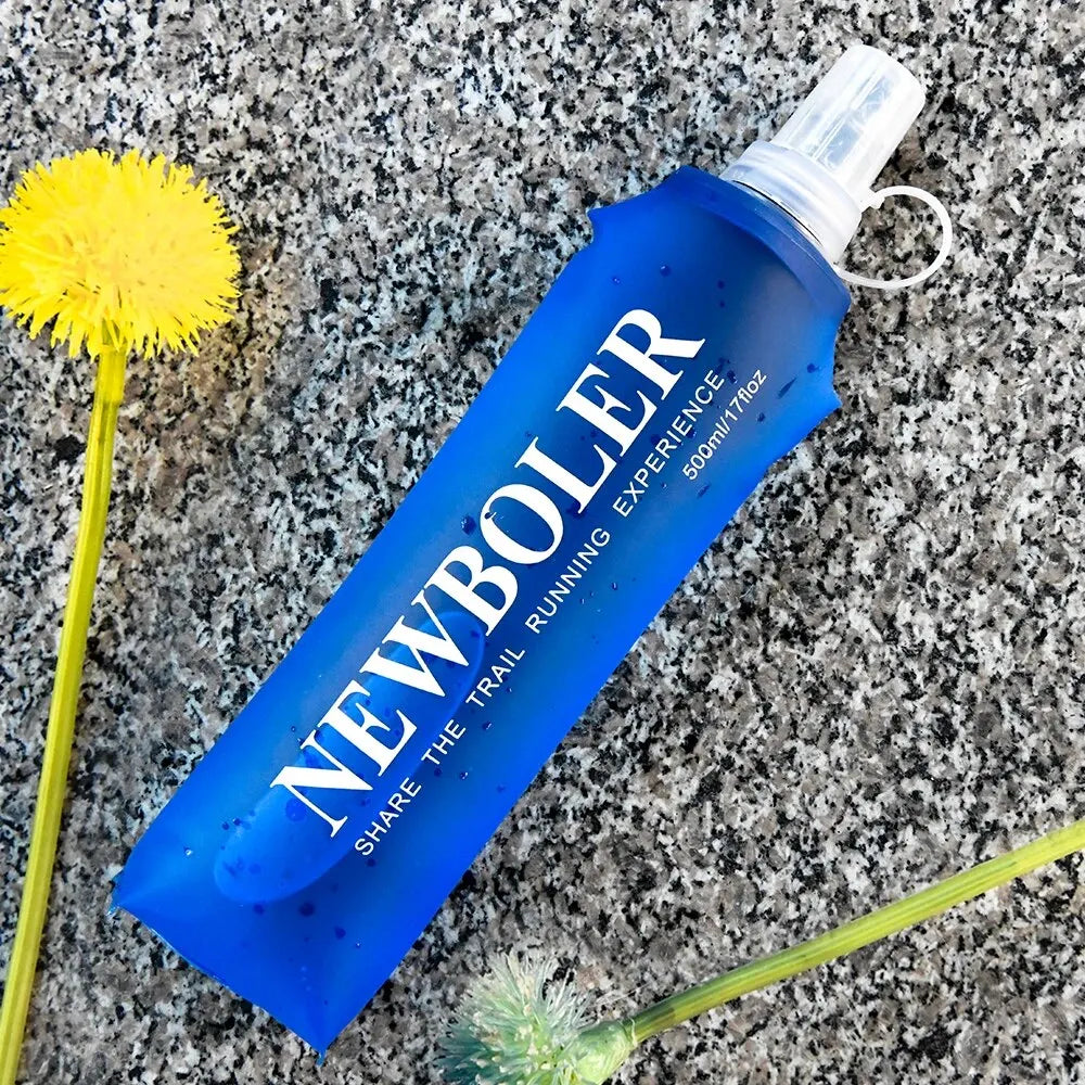 Newboler Tpu Folding Soft Water Bottle For Sports