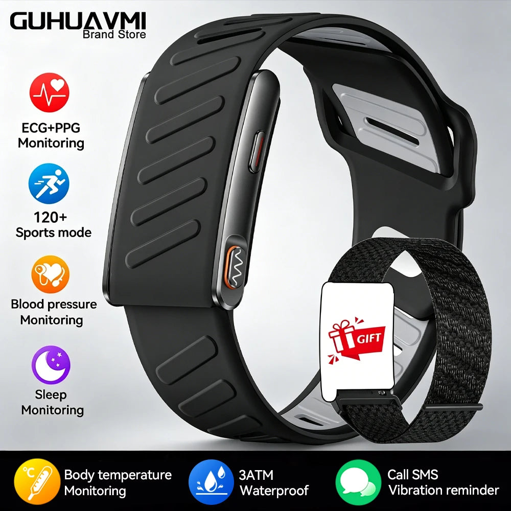 Smart Fitness Bracelet With ECG Heart Rate Sleep Monitor