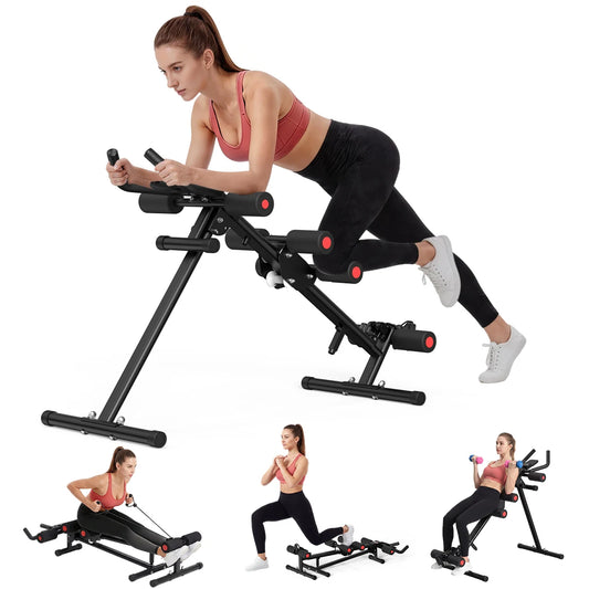 5 In 1 Adjustable Ab Trainer With Resistance Bands
