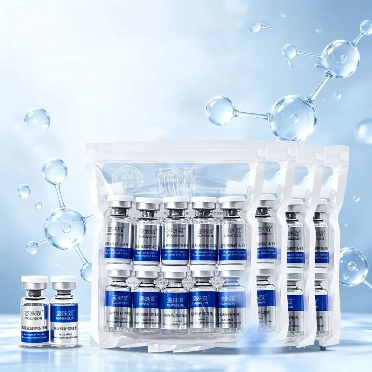 GHK Blue Copper Peptide Face Serum Improves Skin Repair