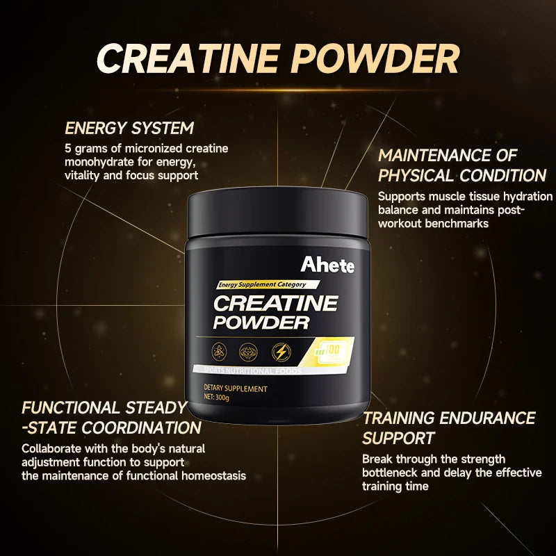 Ahete Fast Absorbing Creatine Powder Sugar Free Formula