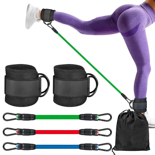 Elastic Resistance Ankle Bands Set For Leg Glute Training