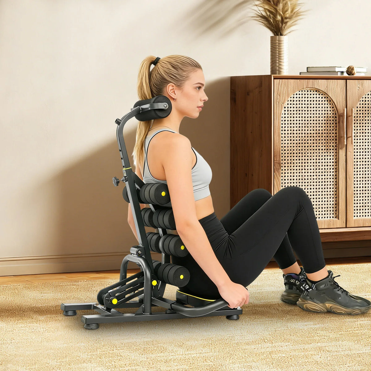 Adjustable Inversion Table For Spinal Decompression And Back Pain Relief