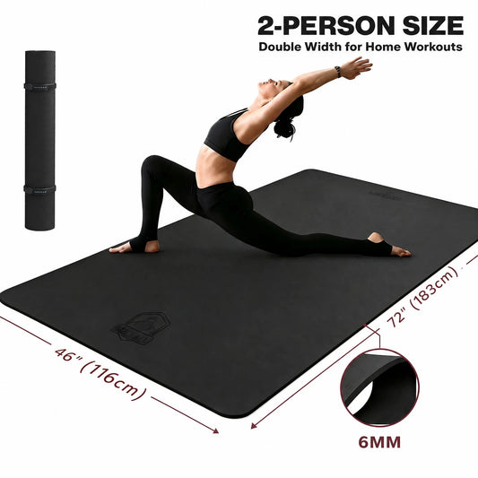 Hapbear Yoga Mat Non Slip TPE Eco Friendly Portable