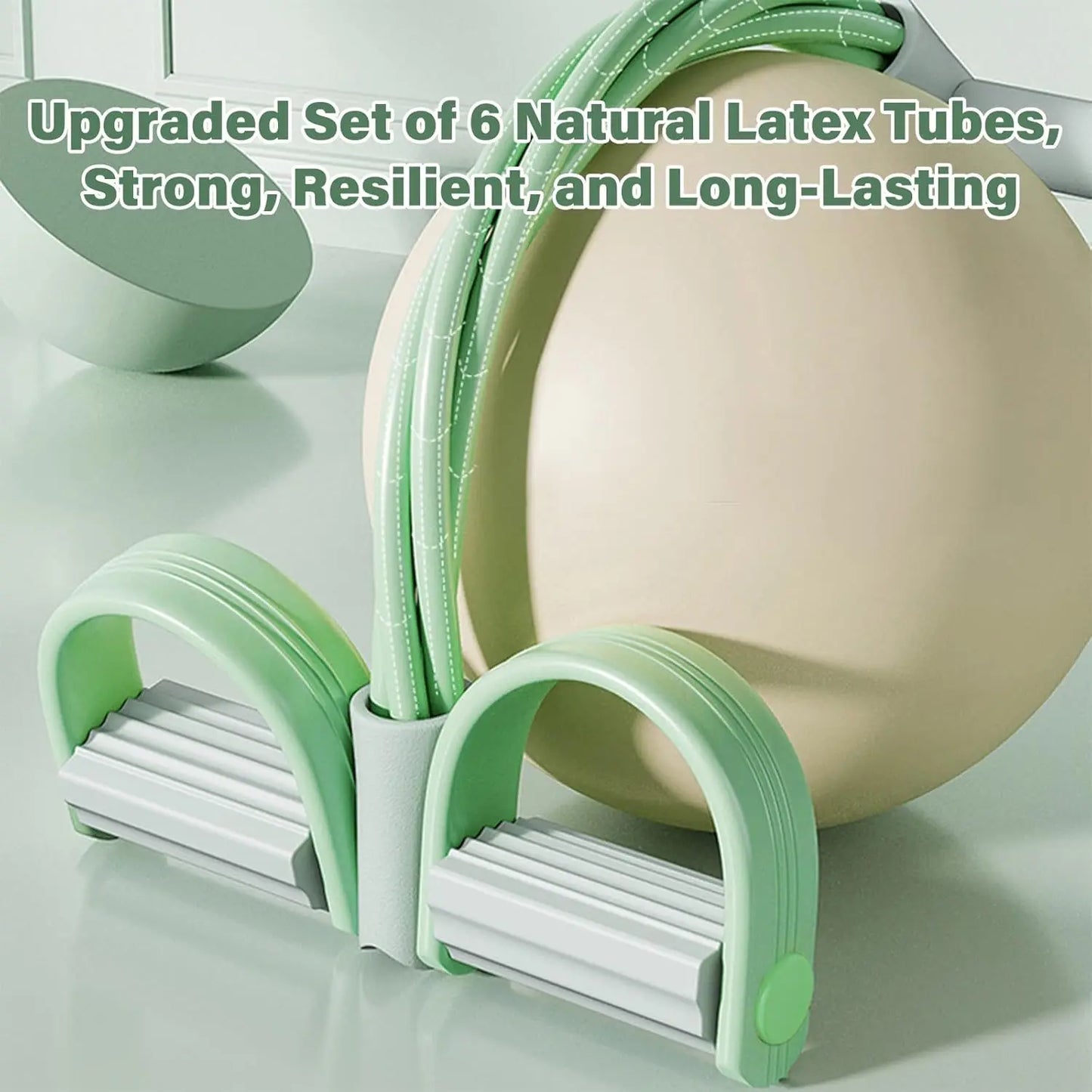 Natural Rubber Pedal Resistance Bands For Home Gym Fitness