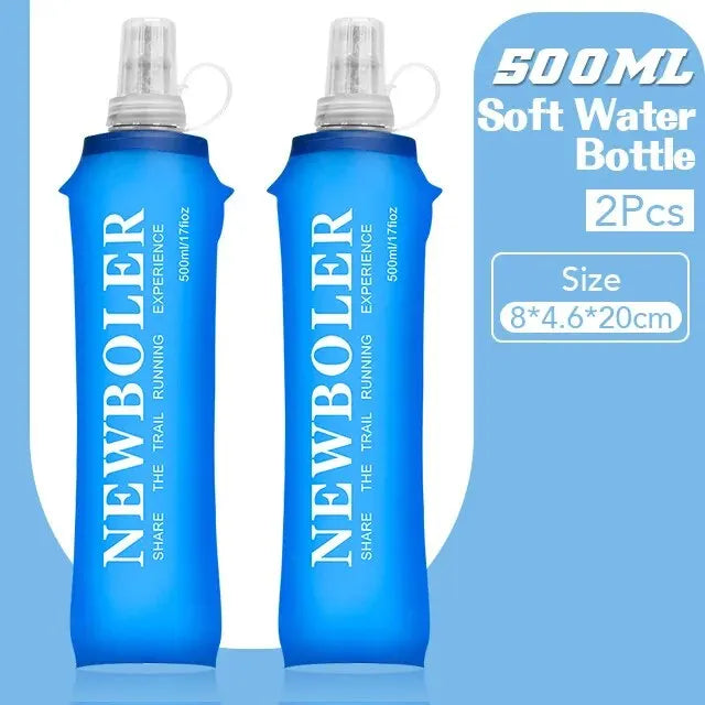 Newboler Tpu Folding Soft Water Bottle For Sports