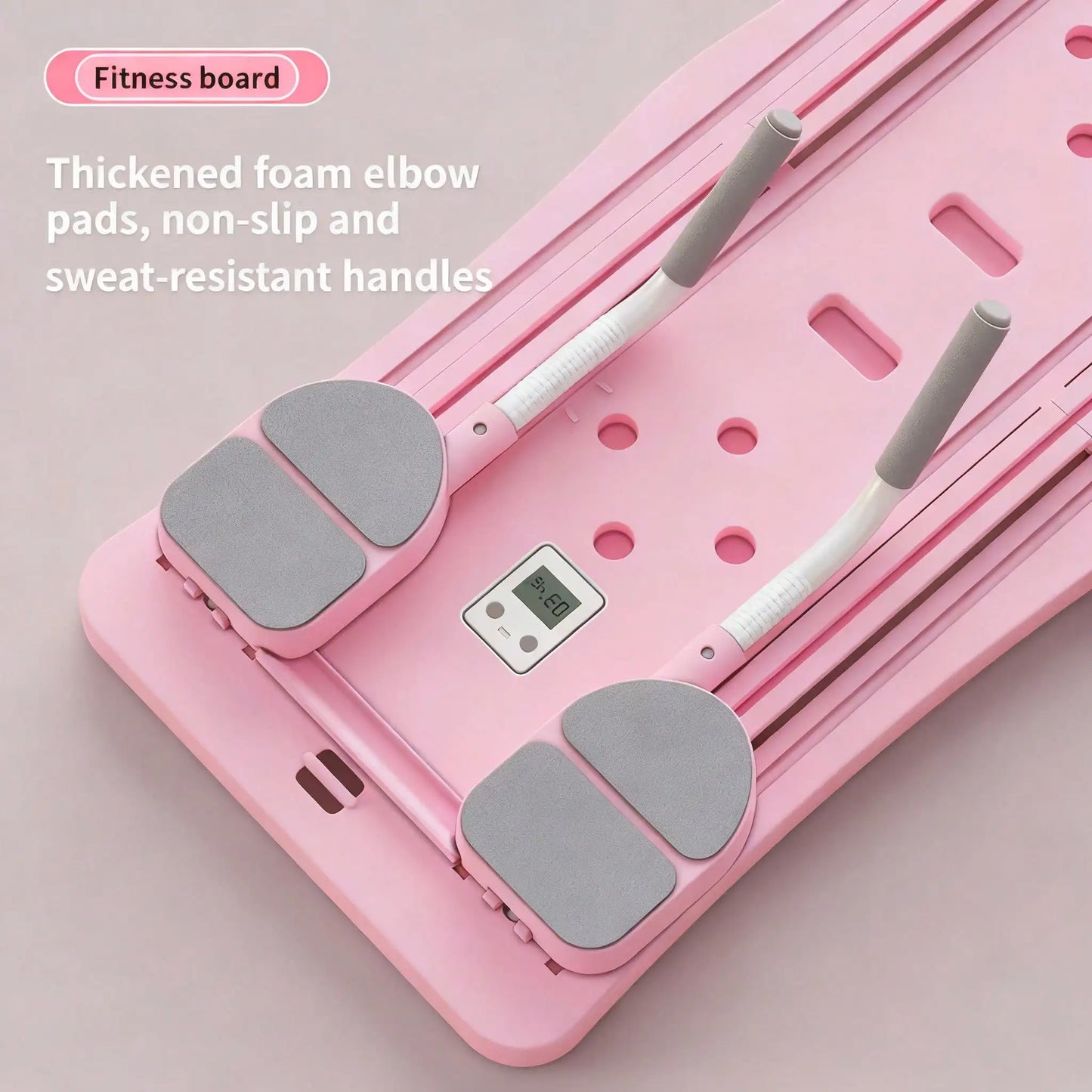 Foldable Pilates Reformer Board With Counter And Bands