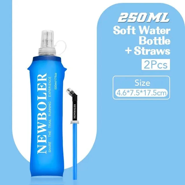 Newboler Tpu Folding Soft Water Bottle For Sports