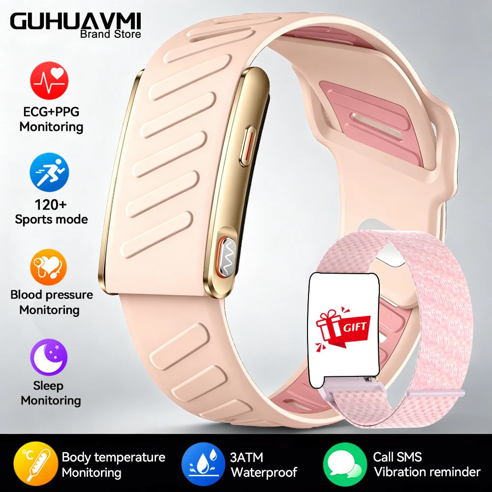 Smart Fitness Bracelet With ECG Heart Rate Sleep Monitor