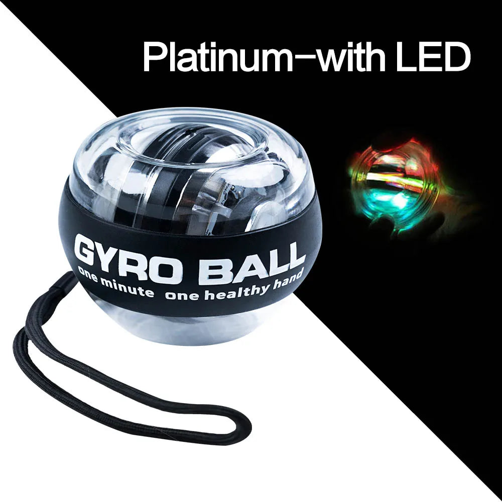LED Wrist Gyro Ball Self Starting Muscle Strengthener