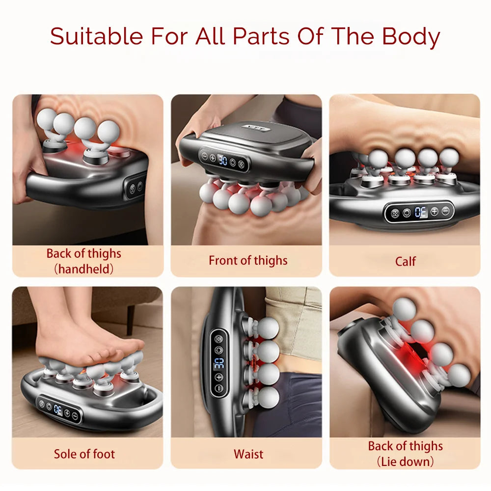 Foreverlily 16 Head Fascia Percussion Muscle Massage Gun