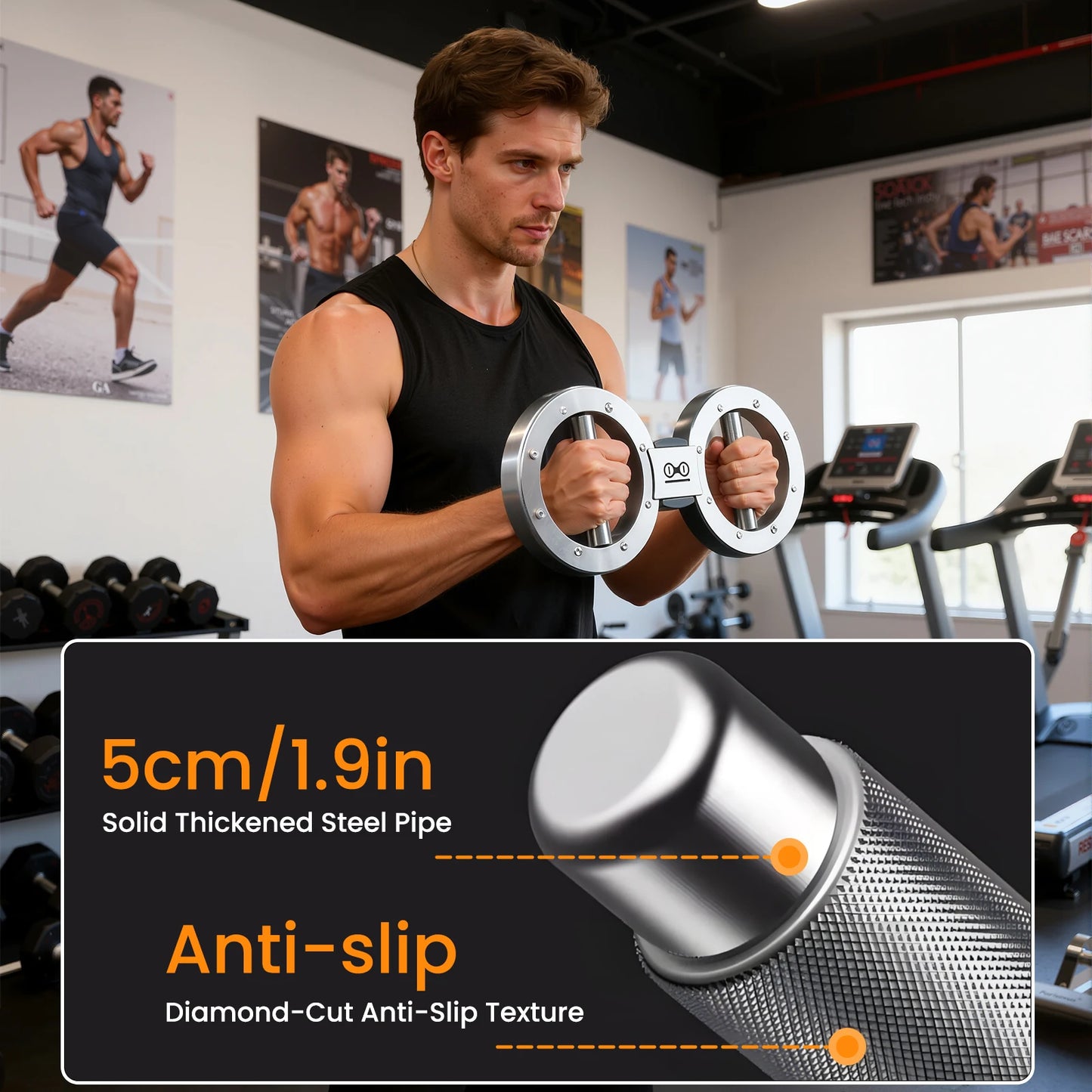 Rotator Machine Grip Strength Trainer For Forearms