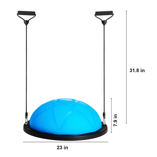 Premium Half Exercise Ball Trainer For Full Body Workouts